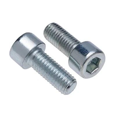 Image de Zylinderkopfschrauben M5 Strenght Sleel Class 8.8 (Packung mit 25) Verzinkte Sechskantschrauben Innensechskant Gewindebefestigung Zylindrisch Schwerlast zertifiziert Standard DIN912 (5mm x 20mm)