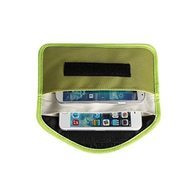 Image de Mengshen Grand Sac De Faraday, Poche Blocage Signal WiFi/GSM/LTE/NFC/RF Appropriér Au Téléphone Portable, Aux Cartes Crédit, à La Clé Voiture, Porte D&#039;Entrée sans Vert