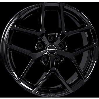 Image de BORBET 5Trou 18Pouce 100mm Jante alu Y noir brillant 496546