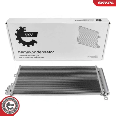 Image de ESEN SKV 86SKV611 Condenseur De Clim avec déshydrateur Aluminium 662mm FIAT: Linea (323, 110) 1.6 D Multijet, 1.3 JTD 1.6, Multijet