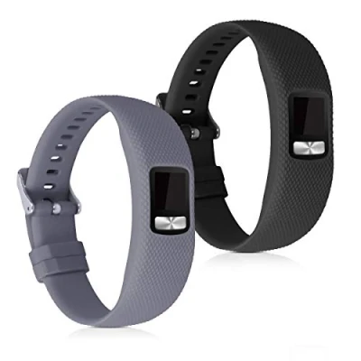 Image de kwmobile Bracelet Compatible avec Garmin Vivofit 4 2X de Rechange en Silicone pour Fitness Tracker