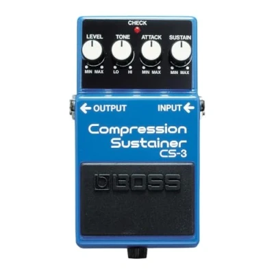Image de pédale Compression/Sustainer CS 3 BOSS, une de compression et Sustain avec circuit haute qualité
