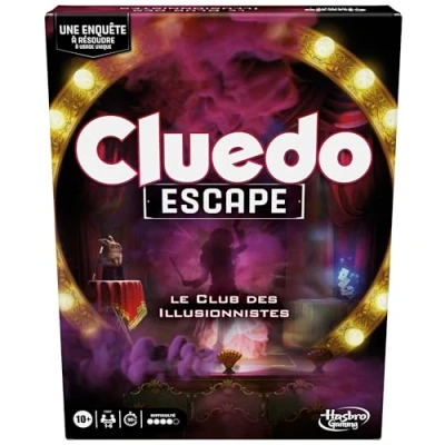 Image de Hasbro Gaming Cluedo Escape : Le Club des Illusionnistes, Jeu d&#039;enquête façon Game Version française