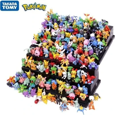 Image de Pokémon Figurine Jouet 10 Pack 5 cm Gengar, Pikachu, Charmander, Squirtle, Bulbasaur, Eevee, Sobble, Grookey, Scorbunny &amp; Munchlax Nouveau 2022 Officielle