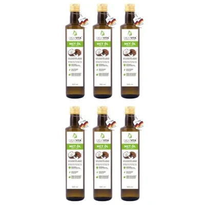 Image de GreatVita MCT Huile à base d&#039;huile de coco 3 litres Acides gras C8 et C10 qualité supérieure 70 % d&#039;acide caprylique 30 caprique
