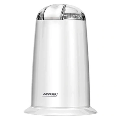 Image de MPM MMK 07 Petit moulin à café électrique, graines et noix d&#039;épices, double lame en acier inoxydable, 40g/min. Capacité 40g , 140W