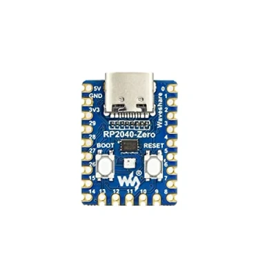 Image de Waveshare RP2040 Zero(1pcs), Pico Like MCU Board, Based on Raspberry Pi Mini Version, Castellated Module Suitable for SMD Applications