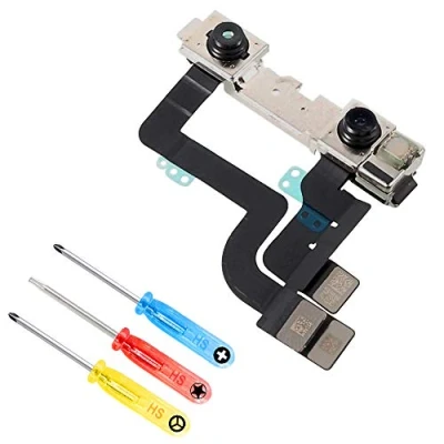Image de MMOBIEL Nappe Caméra Frontale Compatible avec iPhone XR 2018 Camera Avant de Rechange INCL. Tournevis