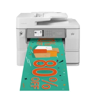 Image de Brother MFC J6959DW Imprimante Multifonction Jet d&#039;encre Roll Paper WiFi et Ethernet Recto Verso Automatique Compatible NFC Imprime jusqu&#039;à 30 ppm
