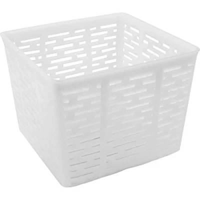 Image de Browin 411313 Le Moule carré Blanc Durable 11 x 8,5 cm pour 500 g idéal Maison, Mage, la feta, Fromage Ricotta, für