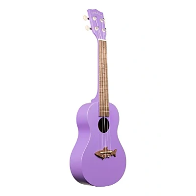 Image de Kala MK CS/PUR Ukulélé concert &quot;Requin&quot; Sea Urchin Purple avec housse