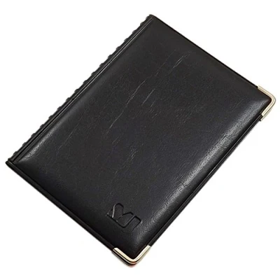 Image de Exclusive Pochette de Carte d&#039;identité et Porte crédit 10 Compartiments MJ Design Germany Made in UE en diverses Couleurs Designs (Désign 2 / Noir)