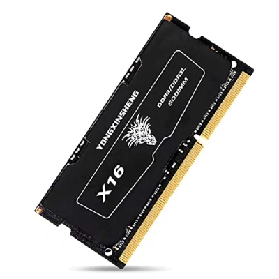 Image de Ram DDR3 /DDR3L 8go 1600MHz PC3L 12800 / PC3 Sodimm CL11 Non ECC Unbuffered 1.35V 1.5V 2Rx8 Double Rang 204 Pin Mémoire Barette pour Ordinateur Portable (Noir)