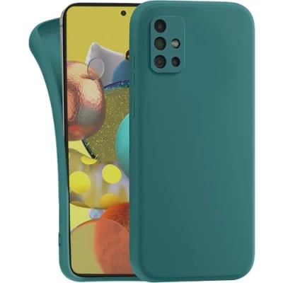 Image de MyGadget Coque pour Samsung Galaxy A51 4G Case TPU Souple &amp; Soft Cover Protection Extra Fine Légère Étui Coloré Anti Choc et Rayures Olive Vert