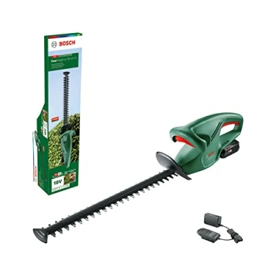 Image de Bosch Akku Heckenschere EasyHedgeCut 18V 52 13 (1x 2,0 Ah Akku; 18 Volt System; cm Messerlänge; zum Trimmen kleiner Hecken; im Karton)