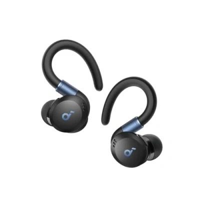 Image de Soundcore Sport X20 écouteurs Bluetooth sans Fil by Anker, Crochets rotatifs et Extensibles, Suppression du Bruit, étanchéité IP68, Longue durée de Vie, pour la Salle