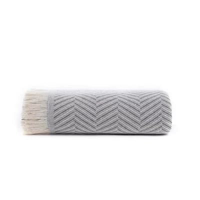 Image de Todocama couvre lit multifonction pour canapé, plaid lit, vases, fabriqué en Espagne, à chevrons (125 x 180 cm, gris foncé).