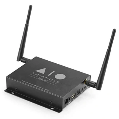 Image de Triangle Amplificateur Hi FI AIO Pro 50 Stéréo intégré 2X 50W Compatible Wi et Bluetooth Entrée Optique (TV) 134 x 146 31 mm Noir