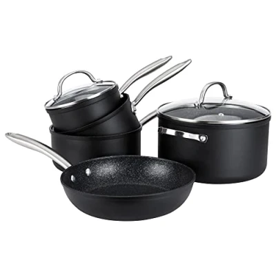 Image de Prestige Batterie de cuisine anti rayures en aluminium, 5 pièces