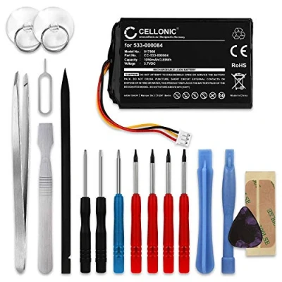 Image de CELLONIC® Batterie Remplacement 533 000084 1209 000083 1050mAh Compatible avec Logitech Harmony Touch/Harmony One/Harmony Ultimate télécommande accu + kit d&#039;outils Pile contrôleur à Distance