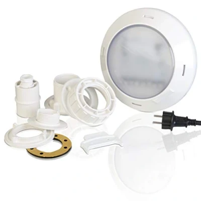 Image de Gre PLWPB Projecteur à LED Blanche pour Piscine en Bois et Composite