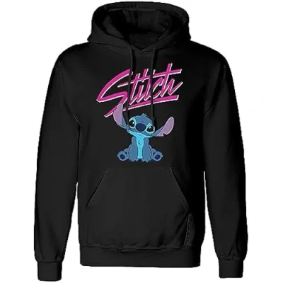 Image de Henry Tiger Disney LILO AND Stitch Script Sweat à capuche, Homme, Taille: Medium, Black