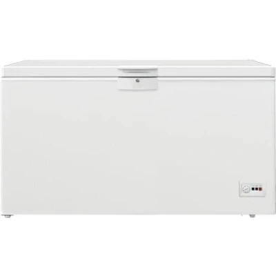Image de Congélateur coffre pose libre BEKO HSM46740 Classe E 451 L 67,5 x 155,5 86 cm Blanc