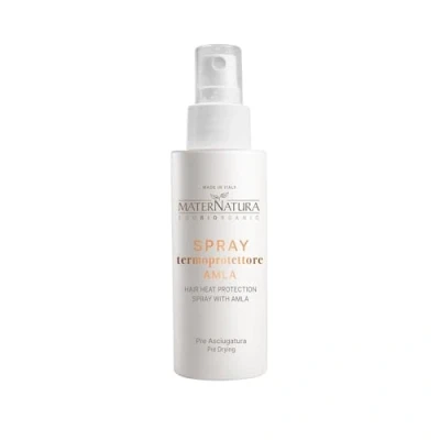 Image de Maternatura, Spray Thermoprotecteur pour cheveux à l&#039;Amla, Pré stylage Protégeant les de la Chaleur du Sèche et Fer Lisser, Bio, Made in Italy 150 ml