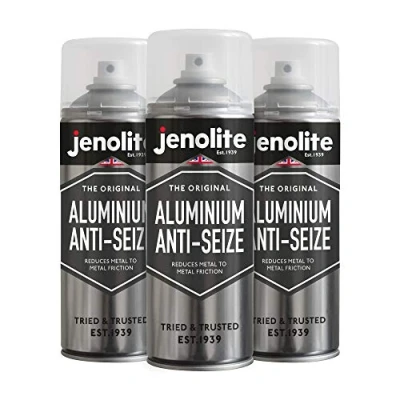 Image de JENOLITE 3 x Aluminium Anti grippage Résistant aux hautes températures, à l&#039;eau, lubrification longue durée 400 ml