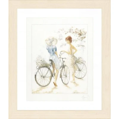 Image de Kit au point comptéFilles sur bicyclettes