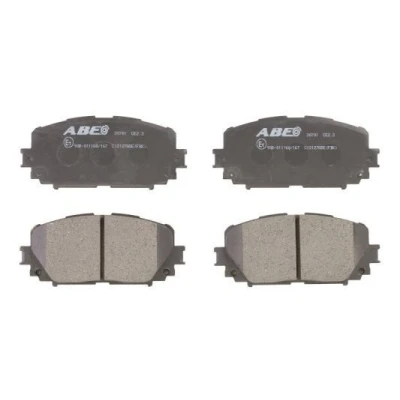 Image de ABE C12127ABE Jeu de plaquettes frein Essieu avant non préparé pour indicateur d&#039;usure TOYOTA: Prius III 5 portes, Yaris II 3/5 portes