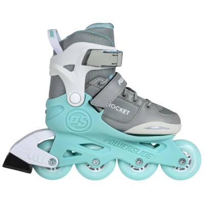 Image de Roller en ligne junior ajustables POWERSLIDE Rocket Grey 29 32 Blanc Enfant