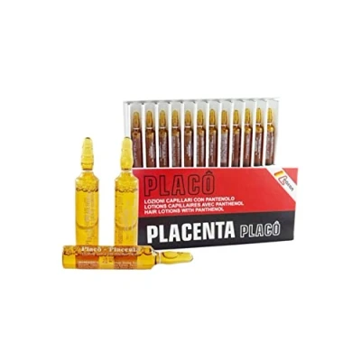 Image de PLACENTA PLACO Ampoules contre la perte de cheveux, traitement intensif, 12 x 10 ml