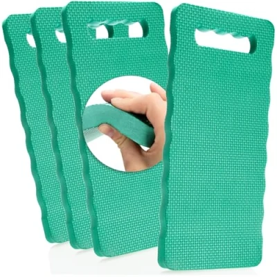 Image de com four® 4X Genouillères pour Le Jardin Jardinage l&#039;artisanat et Les Loisirs Tapis de Protection des Genoux résistant à l&#039;eau (Vert 4 pièces)