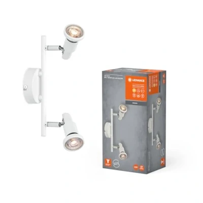 Image de LEDVANCE Spot pour plafond LED GU10, à 2 lampes, blanc