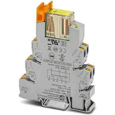 Image de PHOENIX CONTACT Lot de 10 interfaces PLC RPT 24DC/2X21/FG Composées base relais Tension d&#039;entrée 24 DC