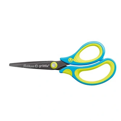 Image de Pelikan+griffix+Ciseaux+d%27% C2%82cole%2C+pointu%2C+Neon+Fresh+Blue