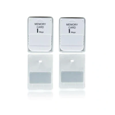 Image de WICAREYO 2pcs 1Mb Carte Mémoire pour Playstation One PS1 Console 1 Méga