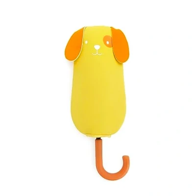 Image de Balvi Parapluie Puppymbrella Couleur Jaune Comprend Une Housse en néoprène Forme de Chien Nylon