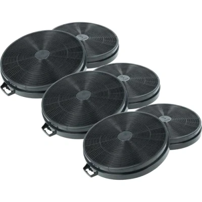 Image de vhbw 6x Filtres à charbon actif compatible avec Whirlpool AKR 551 JA, NA, 563, 590, AKRR 638, 906, Cappa hotte de cuisine