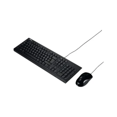 Image de ASUS U2000 clavier Souris incluse USB Français Noir Neuf