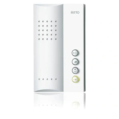 Image de Ritto 1723070 Poste d&#039;interphone Mains libres, Blanc, uniquement pour le système Twin Buy