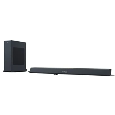 Image de Barre de son Bluetooth 2.1 caisson basses sans fil TAB8405 240W Dolby Atmos Compatible DTS PLAY FI Noir Neuf