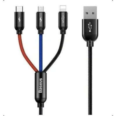 Image de Baseus CAMLT ASY01 Câble de recharge USB noir 300