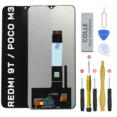 Image de CINQ TEQ Ecran Remplacement pour Xiaomi REDMI 9T / Poco M3 M2010J19SG +Colle +Kit