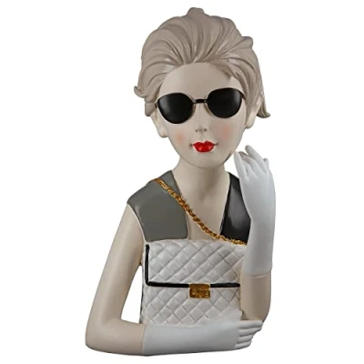 Image de Gilde Poly Figur Dame avec Sac à Main Figurines Décoratives, Multicolore, Unique