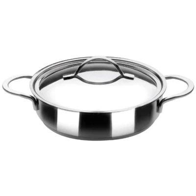 Image de IBILI Sauteuse avec couvercle Noah, 26 cm, Acier inoxydable 18/10, Compatible l’induction