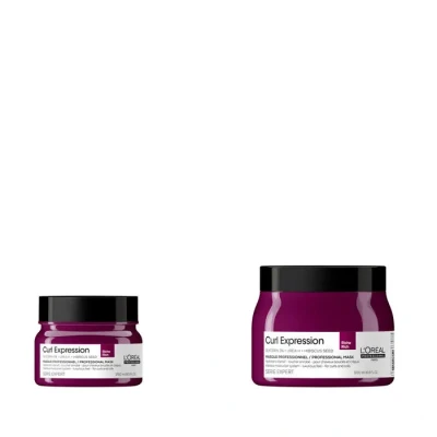 Image de L&#039;Oréal Professionnel, Masque Riche Hydratant Intensif, Cheveux Frisés / Crépus, Hydrate Intensément Sans Alourdir &amp; Démêle, Soyeux Brillants, 250 ml