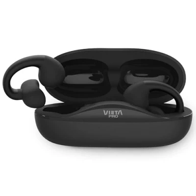 Image de Vieta Pro Écouteurs sans fil avec Bluetooth 5.4, contrôle tactile et design ouvert. Casque microphone batterie 15 h. bouton résistants à l&#039;eau boîtier de charge Open