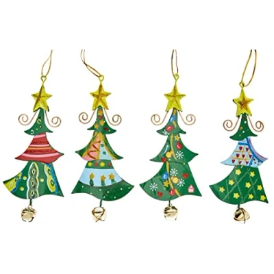 Image de Small Foot Company 5147 Objet de Décoration à Suspendre Sapin Multicolore 8 x 2 18 cm